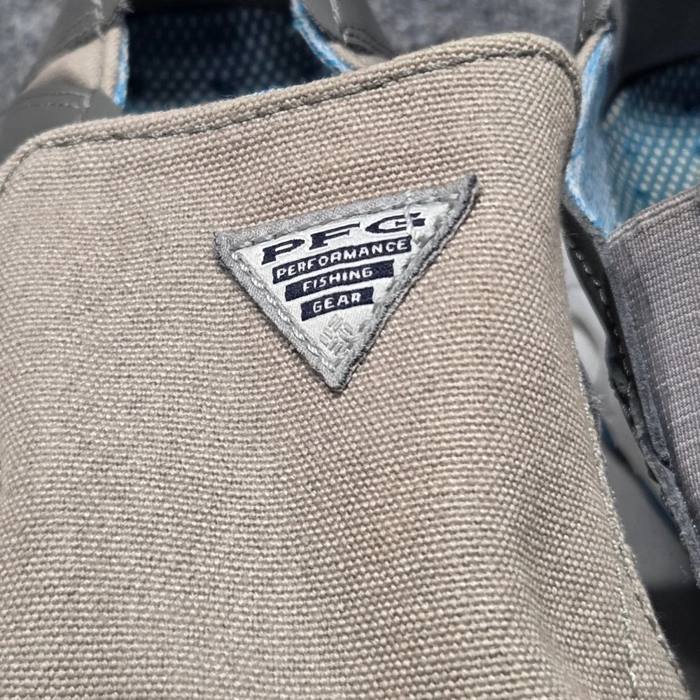 Columbia PFG Bahama Vent Loco II Mens 11.5 Grey Tan Boat Shoes BM2663-029